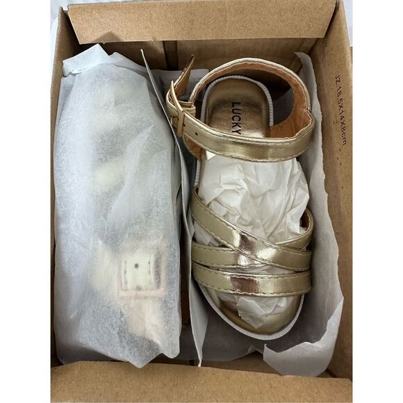 NEW Lucky Brand Girls 2 Kids Lola Sandal - Picture 4 of 6